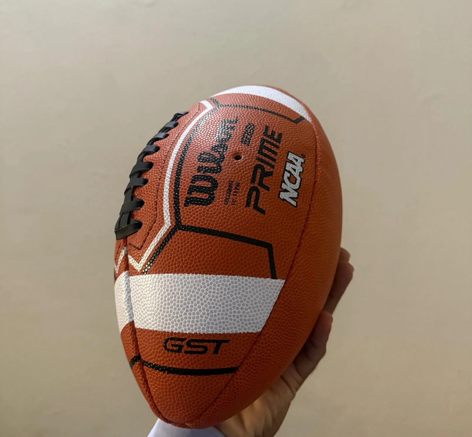 Wilson Rugby ball Prime NCAA / NFHS GST - Image 4